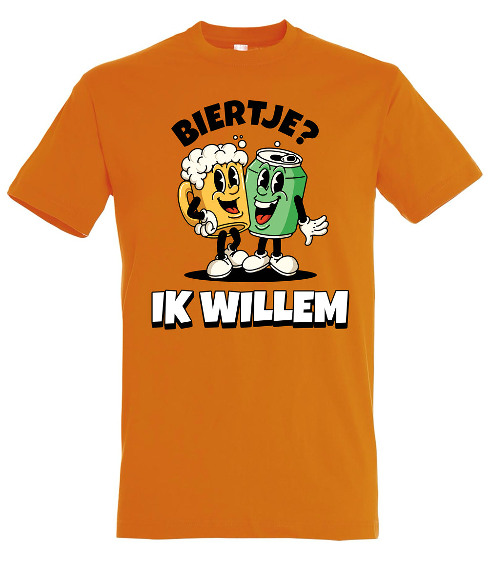 Biertje? Ik Willem T-shirt